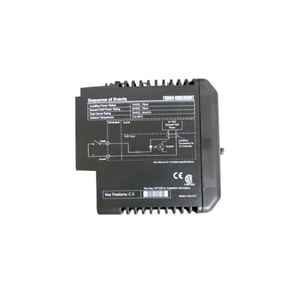 Emerson KJ3008X1-BA1 12P2293X052 Sequence of Events Module