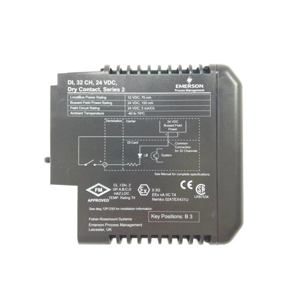 Emerson KJ3203X1-BA1 VE4001S2T2B4 12P3270X022 Dry Contact Module