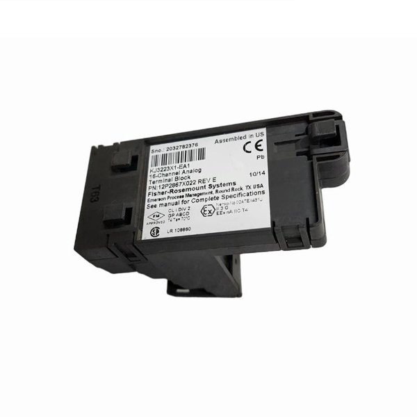 Emerson KJ3223X1-EA1 12P2867X022 16 Channel Terminal Block
