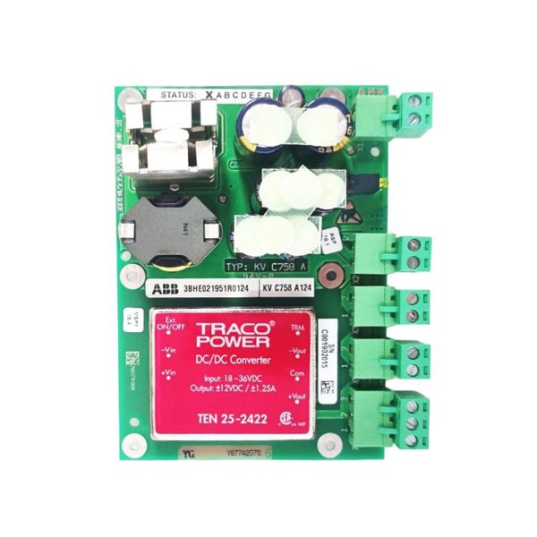 ABB KV C758 A124 3BHE021951R0124 Isolated Power Supply