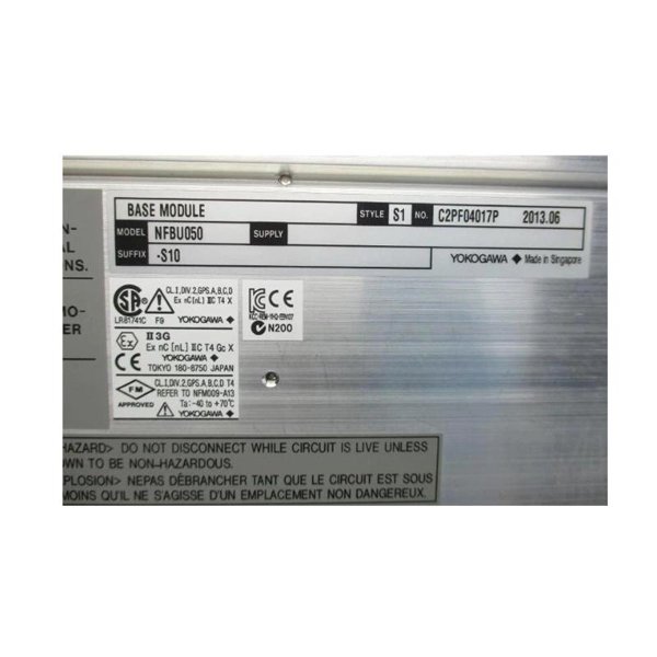 Yokogawa NFBU050-S10 Base Module (Short)
