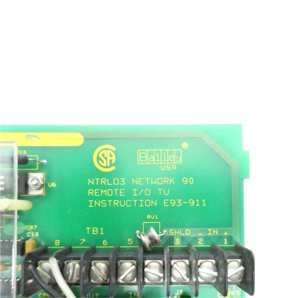 ABB Bailey NTRL03 6637359K2 Remote I/O Module