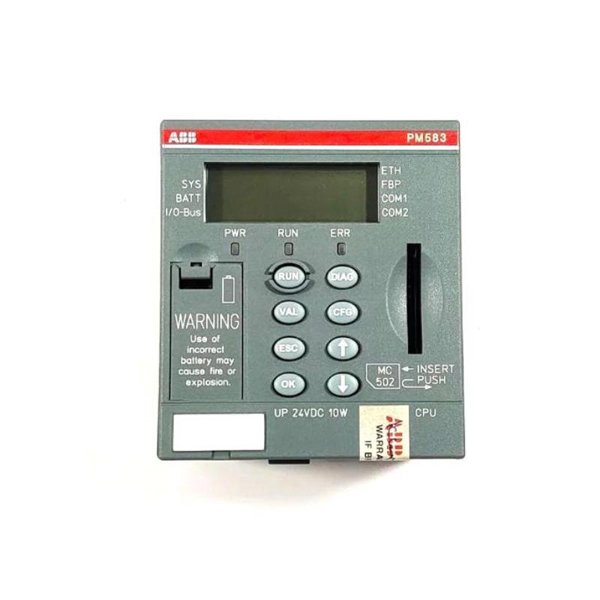 ABB PM583-ETH 1SAP140300R0271 CPU Programmable Logic Controller