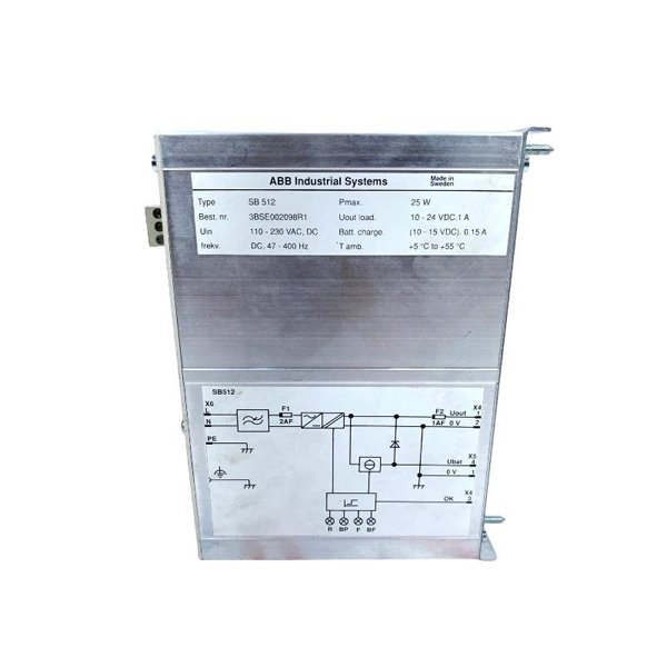 ABB SB512 3BSE002098R1 Power Supply Module