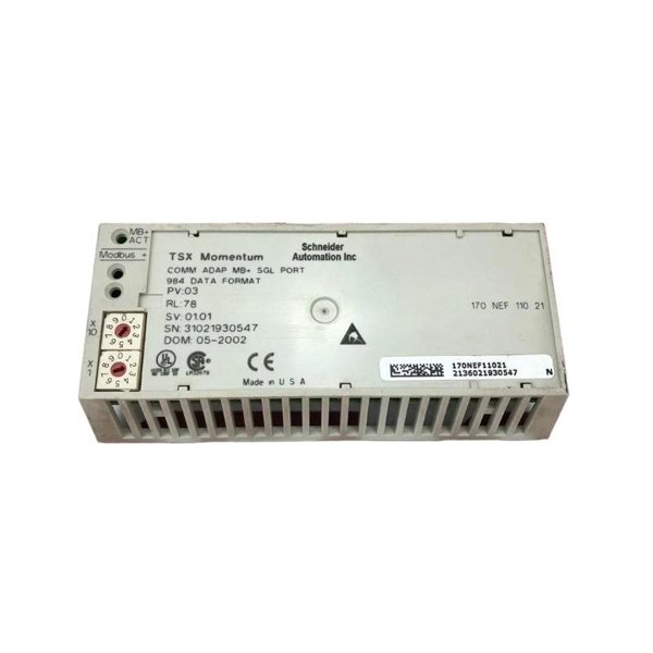 Schneider 170NEF11021 Modbus Plus Communication Adapter