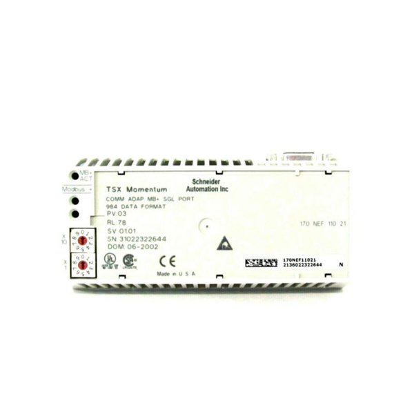Schneider 170NEF11021C Modbus Plus Communication Adapter