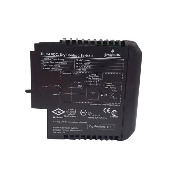 Emerson VE4001S2T2B1 KJ3201X1-BA1+KJ4001X1-CA1 Input Module With Terminal Blocks