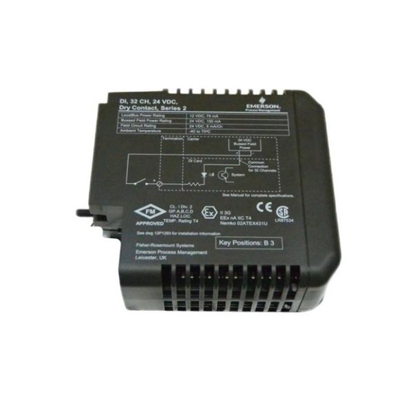 Emerson VE4001S2T2B4 KJ3203X1-BA1 Discrete Input Card