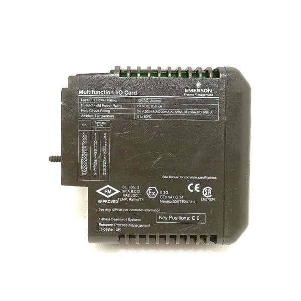 Emerson VE4015 DeltaV Pulse Count Input Card