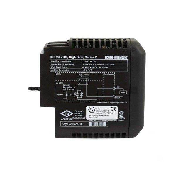 Emerson VE4032S1T2B1 KJ3202X1-BA1 DO 8-Channel 24 VDC High-Side Unit