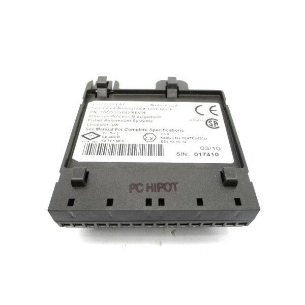 Emerson VE4033S2B KJ3222X1-EA1 Redundant AI Terminal Block