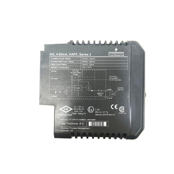 Emerson VE4035S2B1 KJ3221X1-BA1 DeltaV Analog Output Module