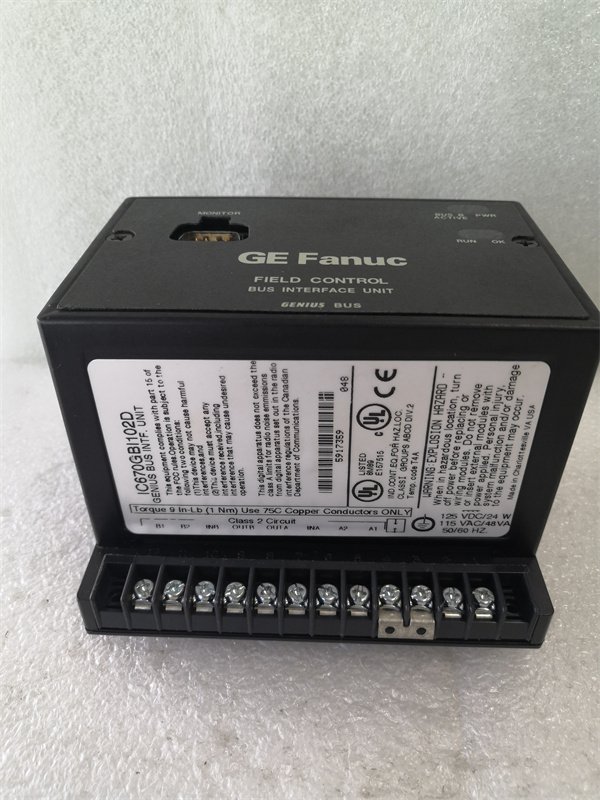 General Electric IC670GBI002 Bus Interface Unit