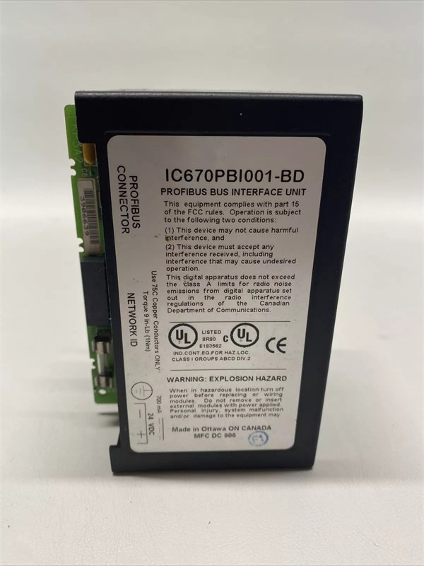 GE Fanuc IC670PBI001 Power Supply Module