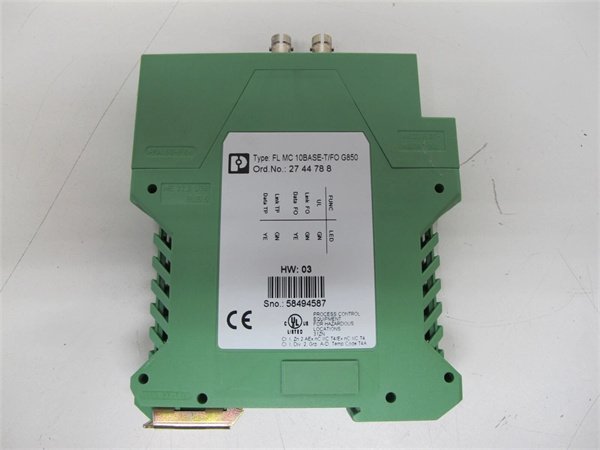PHOENIX FLMC10BASE-T/FO G850 Industrial Ethernet Module