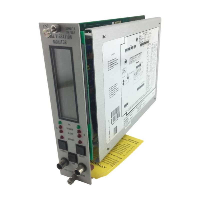 Bently Nevada 3300/16 XY/GAP Dual Vibration Monitor