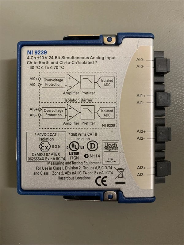 NI NI-9239 Dynamic Signal Acquisition Module
