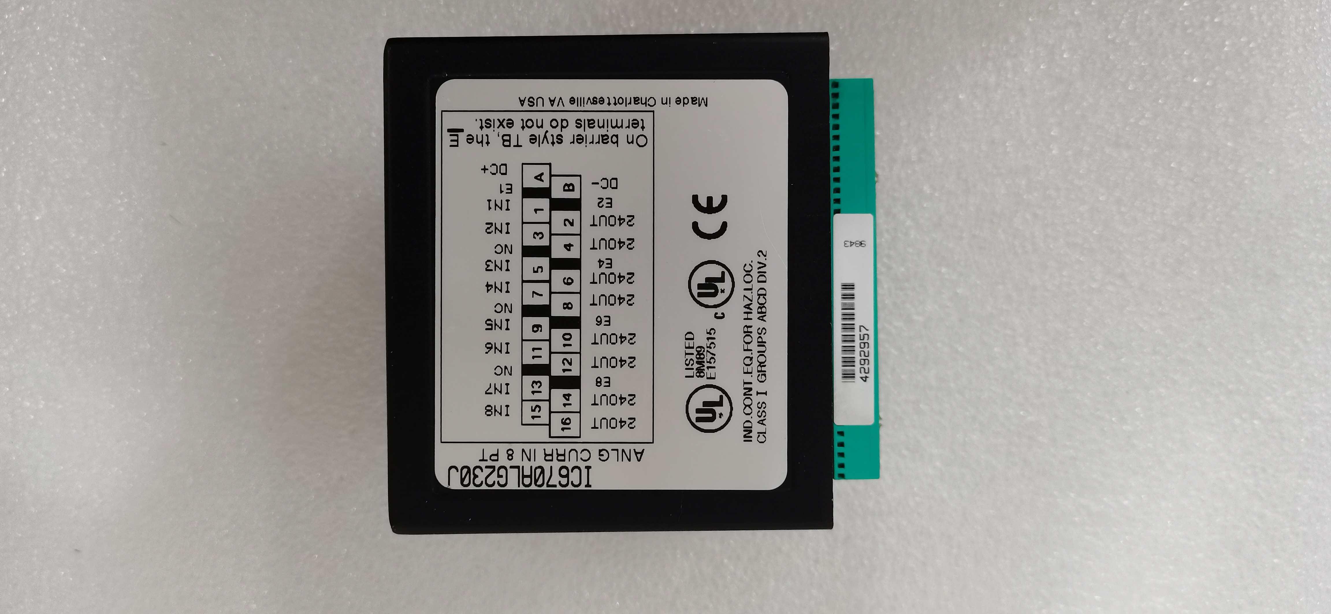 GE Fanuc IC670ALG230 Analog Output Module
