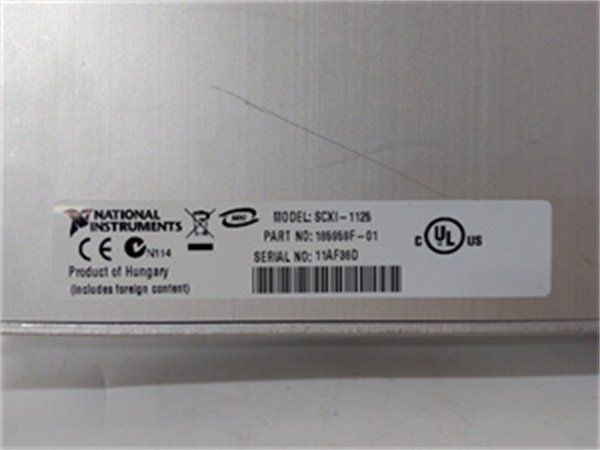 NI SCXI-1125 8–Channel Isolated Analog Input Module