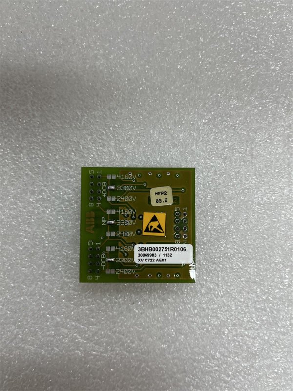 ABB 3BHB002751R0106 XVC722AE01 PLC module