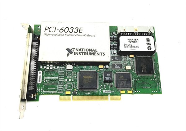 NI PCI-6033E High-Channel Multifunction Data Acquisition Card