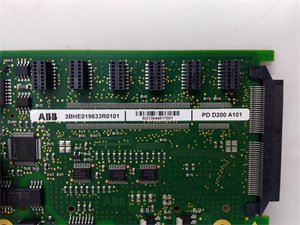 ABB 3BHE019633R0101 PDD200A101 Power Distribution & Control Module