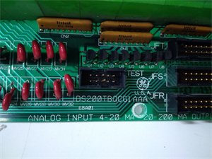 General Electric DS200TBQCG1AAA Analog Input/Milliamp I/O Termination Module
