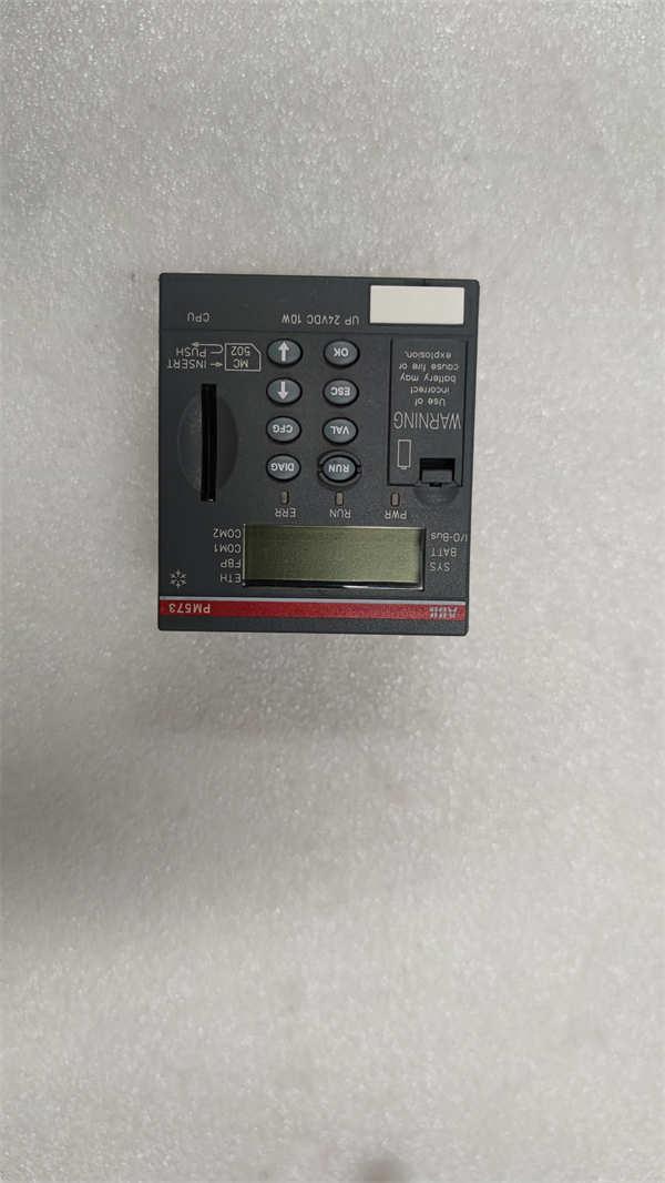 ABB PM573-ETH 1SAP130300R0271 High-performance PLC CPU with Ethernet