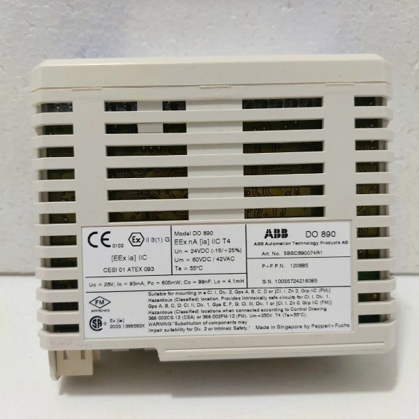ABB DO890 3BSC690074R1 16-Channel Relay Output Module