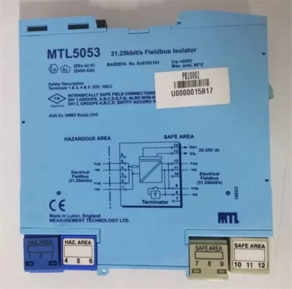 MTL 5053 Industrial Safety Barrier Module