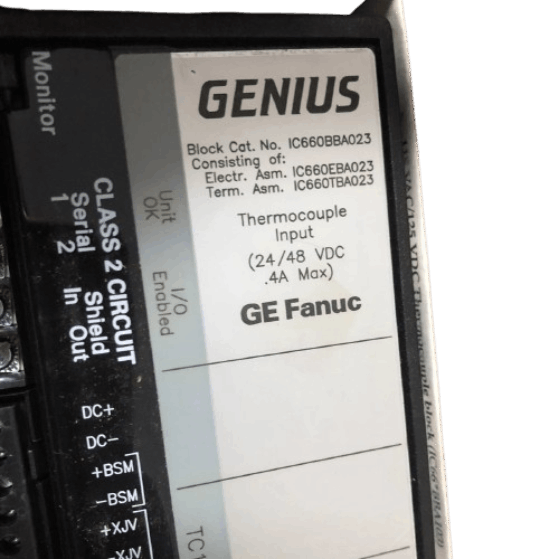General Electric IC660BBA023 Thermocouple Input Blocks