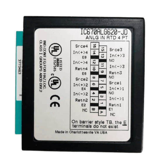 General Electric IC670ALG620 RTD Analog Input Module