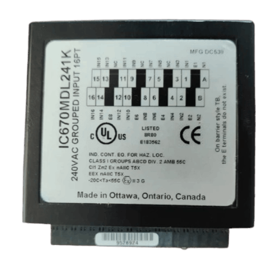 General Electric IC670MDL241 Discrete Input Module