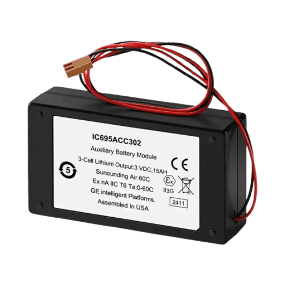 General Electric IC695ACC302 Auxiliary Smart Battery Module