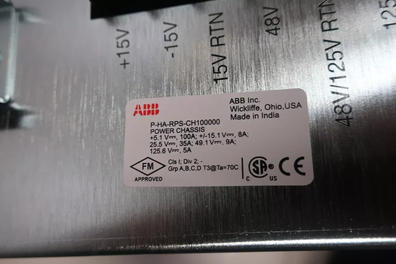 ABB PHARPSCH100000 MPS III Power Supply Chassis