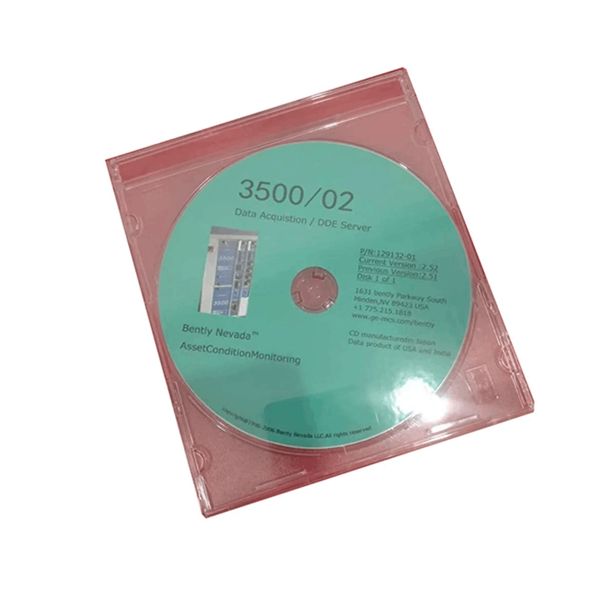 Bently Nevada 3500/02 129133-02 System Architecture and Rack Configuration