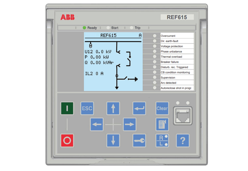 ABB RF615 3BHT100010R1 Feeder Protection And Control