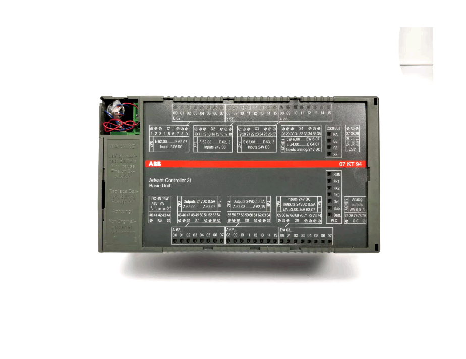 ABB 07KT94 GJR5252100R0101 Advant Controller 31 Basic Unit