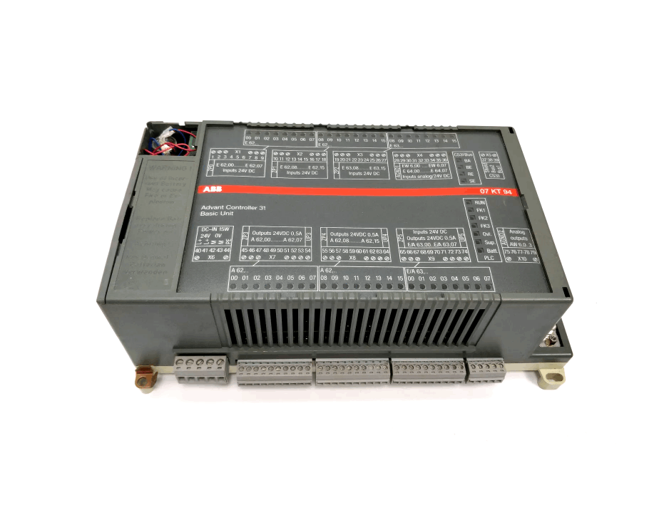 ABB 07KT94 GJR5252100R0101 Advant Controller 31 Basic Unit