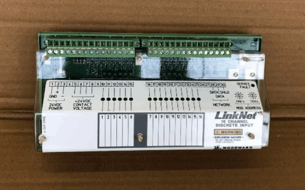Woodward 9905-971 16-Ch Discrete Input Module