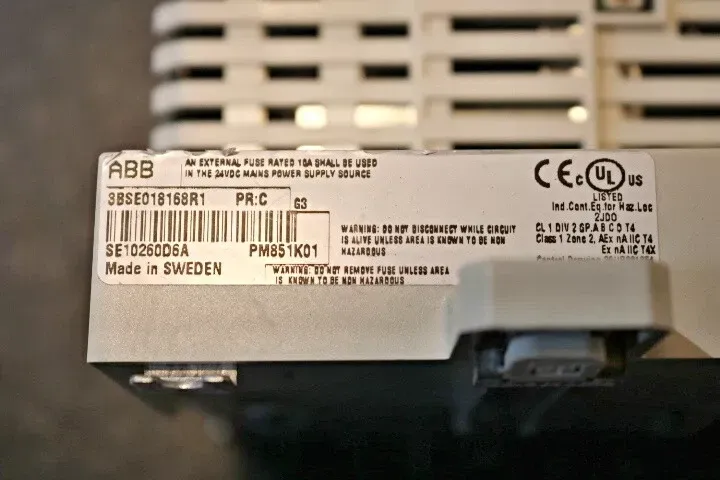 ABB PM851K01 3BSE018168R1 Processor Unit Kit