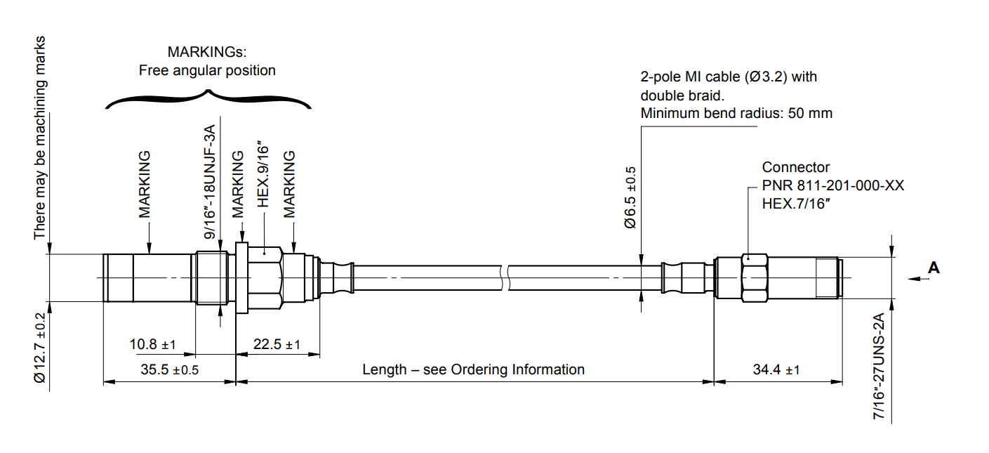 Vibro-Meter CP237 143-237-000-012 Piezoelectric Pressure Transducer