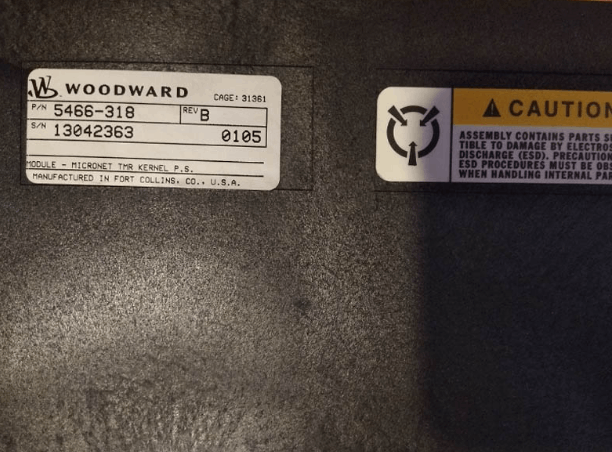 Woodward 5466-318 TMR Kernel Power Supply Module Woodward 5466-318 TMR Kernel Power Supply Module