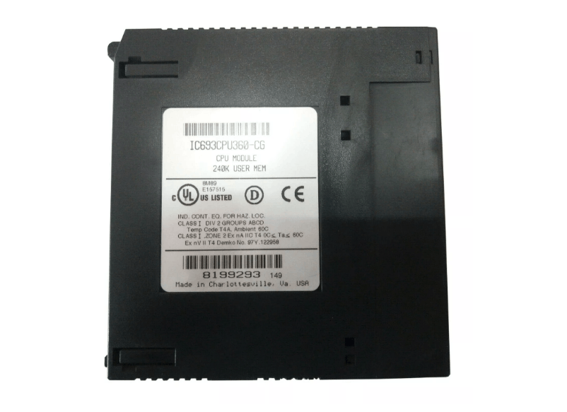 General Electric IC693CPU360 Single Slot CPU Module