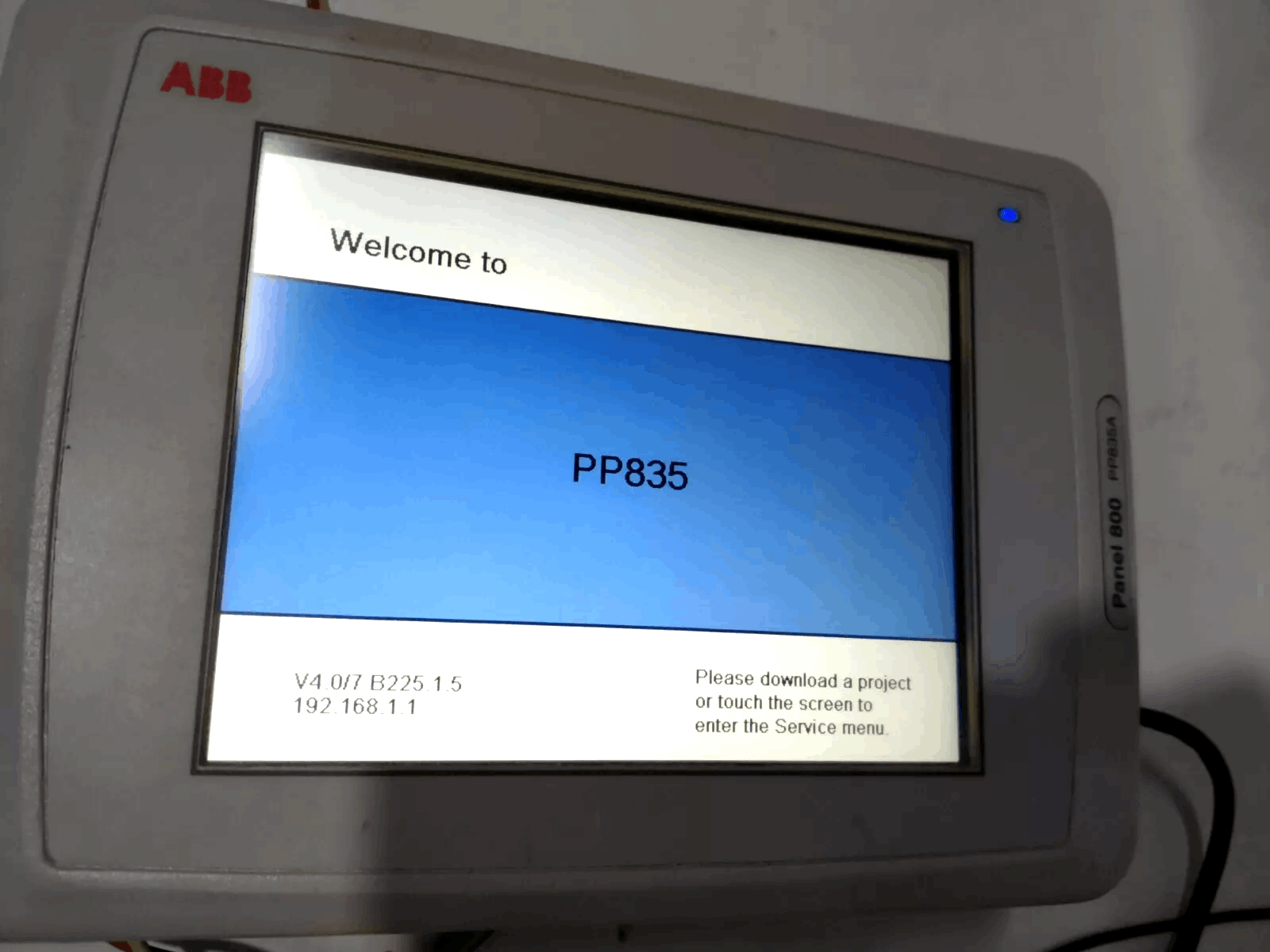 ABB PP835A 3BSE042234R2 Touch Panel