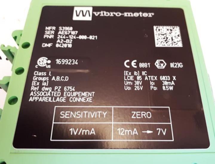 Vibro-Meter GSI124 224-124-000-021 Galvanic Separation Unit