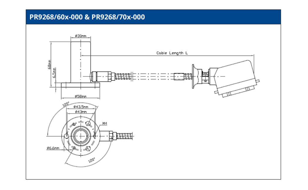 Epro PR9268/701 Electrodynamic Velocity Sensor