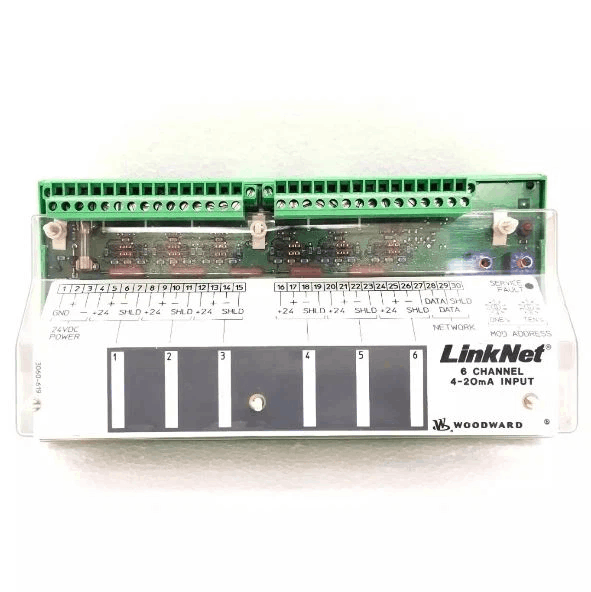 Woodward 9905-969 Linknet 6 Channel Analog Input Module