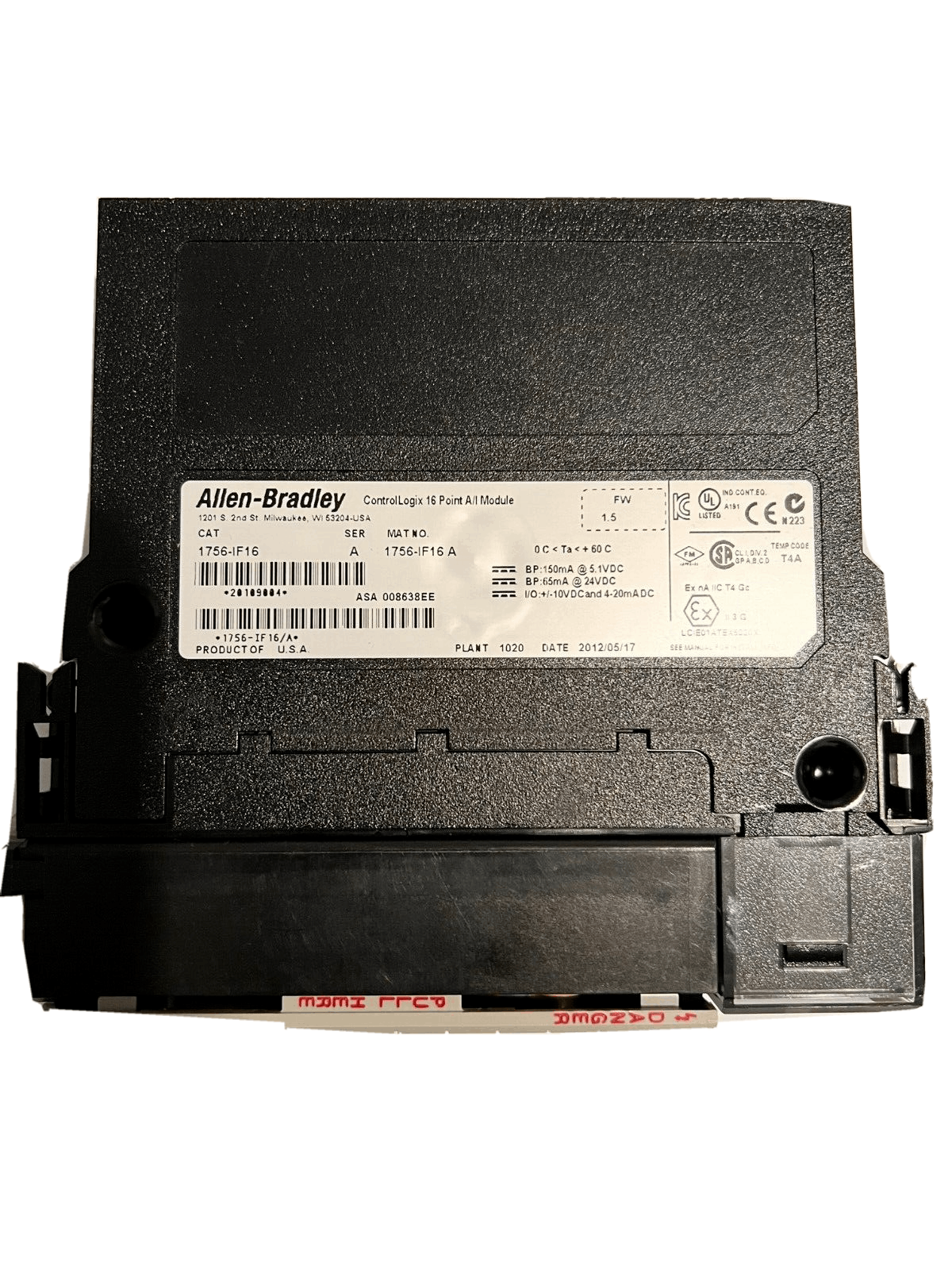 Allen-Bradley 1756-OB16I SER A ControlLogix 16 Pt D/O Module