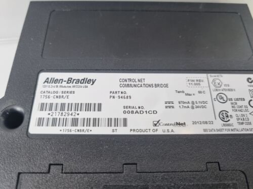 Allen-Bradley 1756-CNBR SER E ControlNet Redundant Bridge Module